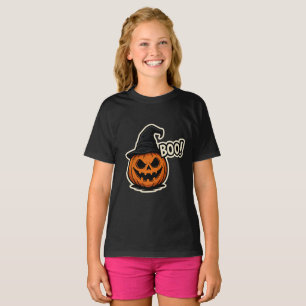 Lustiger und gruseliger Halloween-Aufkleber T-Shirt
