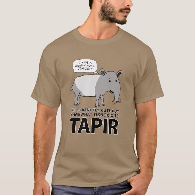 Lustiger und niedlicher aber abscheulicher Tapir T-Shirt (Vorderseite)