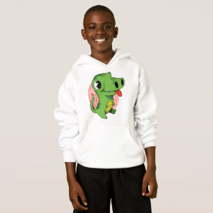 Lustiger und süßer Baby-Dinosaurier Hoodie