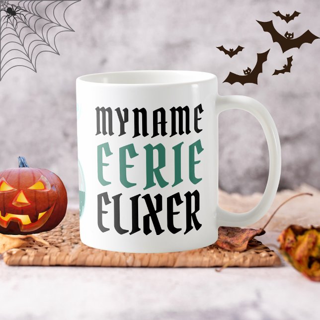 Lustiger unheimlicher Elixier Halloween Kaffeetasse (Von Creator hochgeladen)