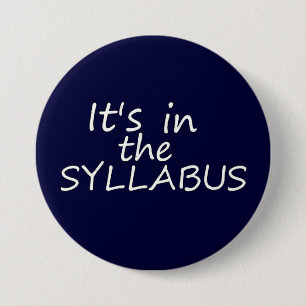 Lustiger Uni-Professor Button