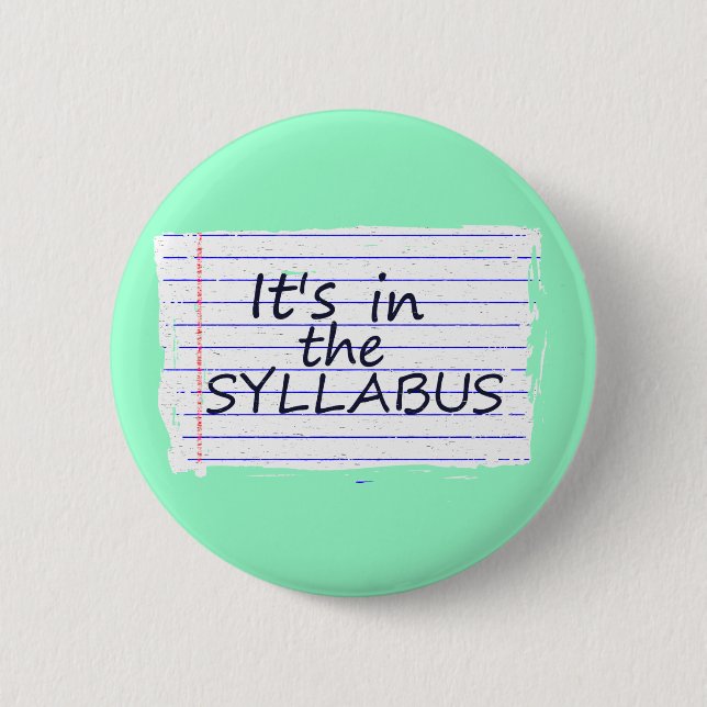 Lustiger Uni-Professor Button (Vorderseite)