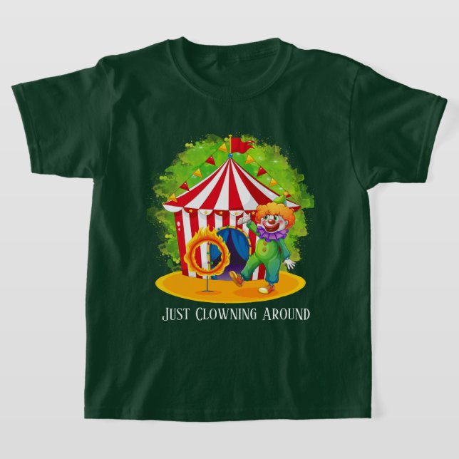 lustiger unisex-Kinderclowzirkus T-Shirt (Ablage )