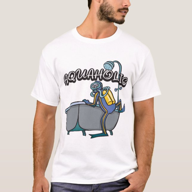 Lustiger UNTERWASSERATEMGERÄT T - Shirt (Vorderseite)