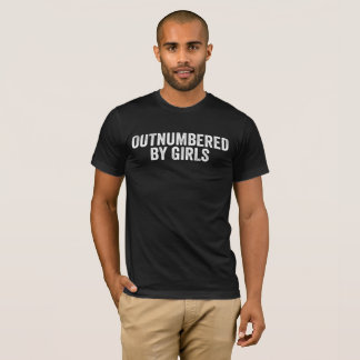 Lustiger Unterzahl Bei Mädchen Retro Mädchen Papa T-Shirt
