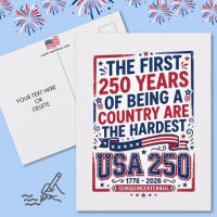 Lustiger USA 250. Geburtstag Patriotisch Rot Weiß 