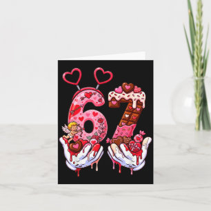 Lustiger Valentinstag 67 Meme Hände Sechs Sieben K Karte