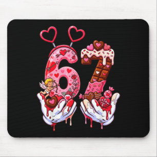 Lustiger Valentinstag 67 Meme Hände Sechs Sieben K Mousepad