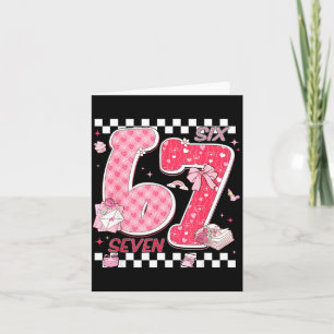Lustiger Valentinstag 67 Six Seven Meme Nk Bogen J Karte