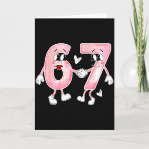 Lustiger Valentinstag 6 7 Sechs Sieben Meme Valent Karte