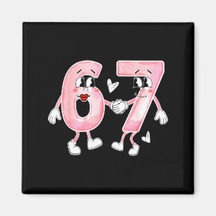 Lustiger Valentinstag 6 7 Sechs Sieben Meme Valent Magnet