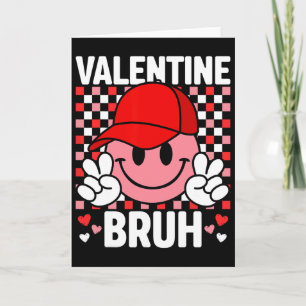 Lustiger Valentinstag Herz Kinder Jungen Mädchen V Karte