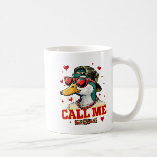 Lustiger Valentinstag Junge Entenjagd Ruf Mich Tod Kaffeetasse