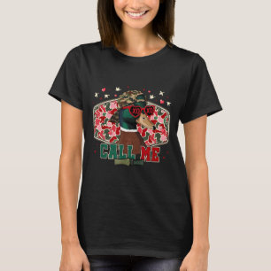 Lustiger Valentinstag Junge Entenjagd Ruf Mich Tod T-Shirt