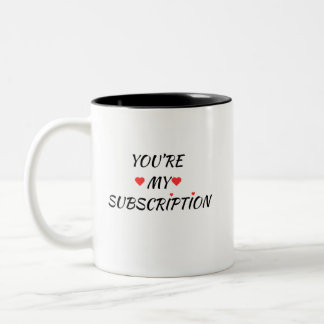 Lustiger Valentinstag-Kaffeebecher - Liebe dich me Zweifarbige Tasse
