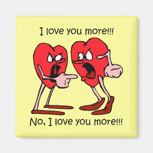 Lustiger Valentinstag Magnet