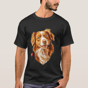 Lustiger Valentinstag Nova Scotia Duck Tolling Ret T-Shirt
