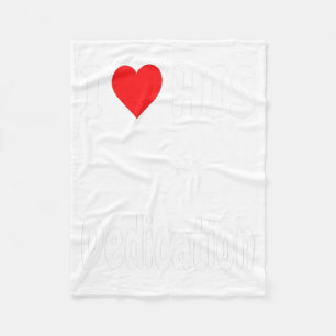 Lustiger Valentinstag-Paar-Passende Ich liebe sein Fleecedecke