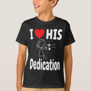 Lustiger Valentinstag-Paar-Passende Ich liebe sein T-Shirt