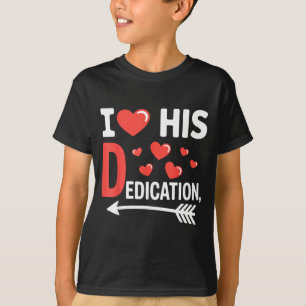 Lustiger Valentinstag-Paar-Passende Ich liebe sein T-Shirt