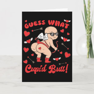 Lustiger Valentinstag, rate mal, Arsch von Cupid H Karte