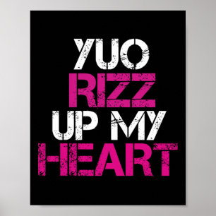 Lustiger Valentinstag Rizzler Paar Rizz Tägliche K Poster