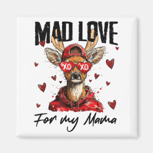 Lustiger Valentinstag Verrückte Liebe Für Meine Ma Magnet