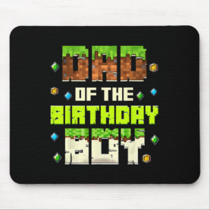 Lustiger Vater des Geburtstagsjungen Videospieler  Mousepad