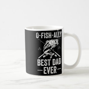 Lustiger Vater Fisch B Angeln Vater Kaffeetasse