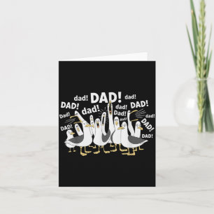 Lustiger Vater Möwe Lustiger Daddy Möwen Vatertag Karte
