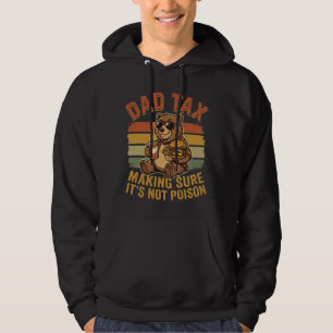 Lustiger Vater Papa Steuer Snack Humor Design Hoodie