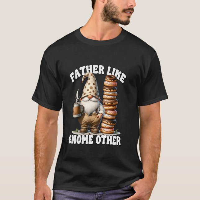 Lustiger Vater Pun Für Männer Grumpy Dad Gnome Kaf T-Shirt (Vorderseite)