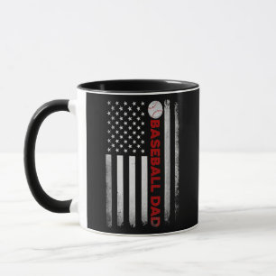 Lustiger Vater Vatertag Baseball Vater  Tasse