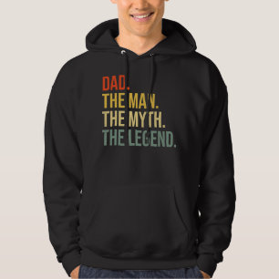 Lustiger Vater Vatertag Vater Der Mann Der Mythos Hoodie