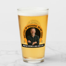 Lustiger Vatertag-Becher mit individuellem Foto