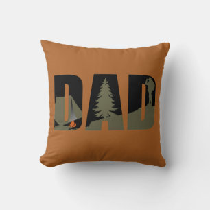 Lustiger Vatertag Camping Papa Kissen