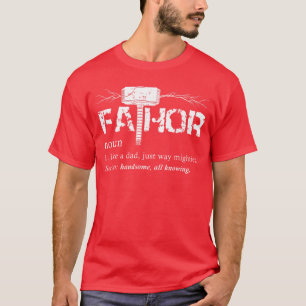 Lustiger Vatertag Dad Fa Lustiger Vater Definition T-Shirt