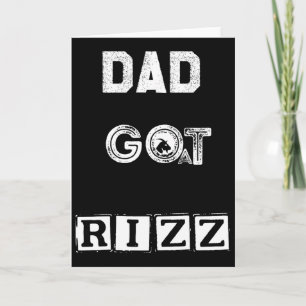 Lustiger Vatertag Dad Hat Ziege Rizz Witze Twist H Karte