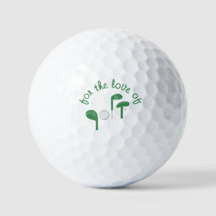 Lustiger Vatertag "Für die Liebe zum Golf" Typogra Golfball