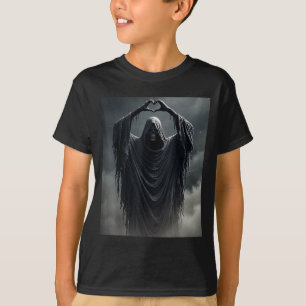Lustiger Vatertag Geist Herz Hände gruseliges Gesi T-Shirt