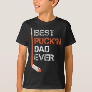 Lustiger Vatertag Hockey-Vater Bester Puck'n Dad A T-Shirt