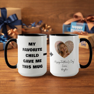 Lustiger Vatertag Mein Lieblingskind hat mir das g Tasse