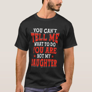 Lustiger Vatertag Papa von Tochter Daddy T-Shirt