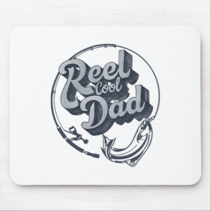 Lustiger Vatertag-Reel Cooler Papa Opa Großvater F Mousepad