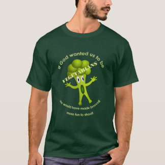 Lustiger vegetarischer Zitat-T - Shirt