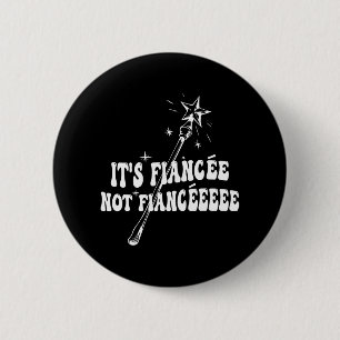 Lustiger Verlobungs-Zauberstab für Brautparty  Button