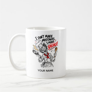 Lustiger verrückter Koch – Persönlicher Kochhumor Kaffeetasse