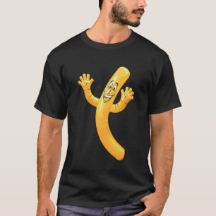 Lustiger verrückter Tube-Mann-Charakter T-Shirt