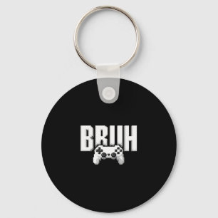Lustiger Videospieler Bruh Spielcontroller für Kin Schlüsselanhänger