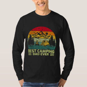 Lustiger Vintage-Bester-Camping-Vater-aller-Zeiten T-Shirt